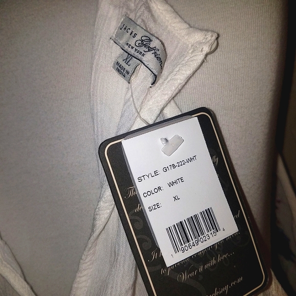 JACHS Girlfriend White Cold Shoulder Embroidered Flowy Peasant Top Shirt Blouse - Picture 11 of 14